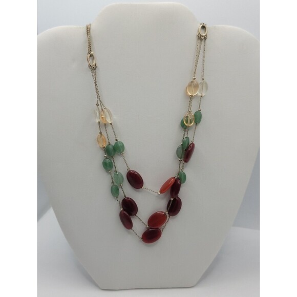 Liz Claiborne Beaded Necklace - Picture 1 of 3